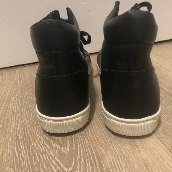 Robert Wayne leather high top sneakers running shoes size 11 - Picture 5 of 7